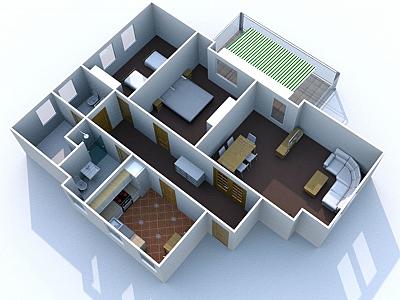Ferienwohnung Schanzenblick mit Balkon und Kamin