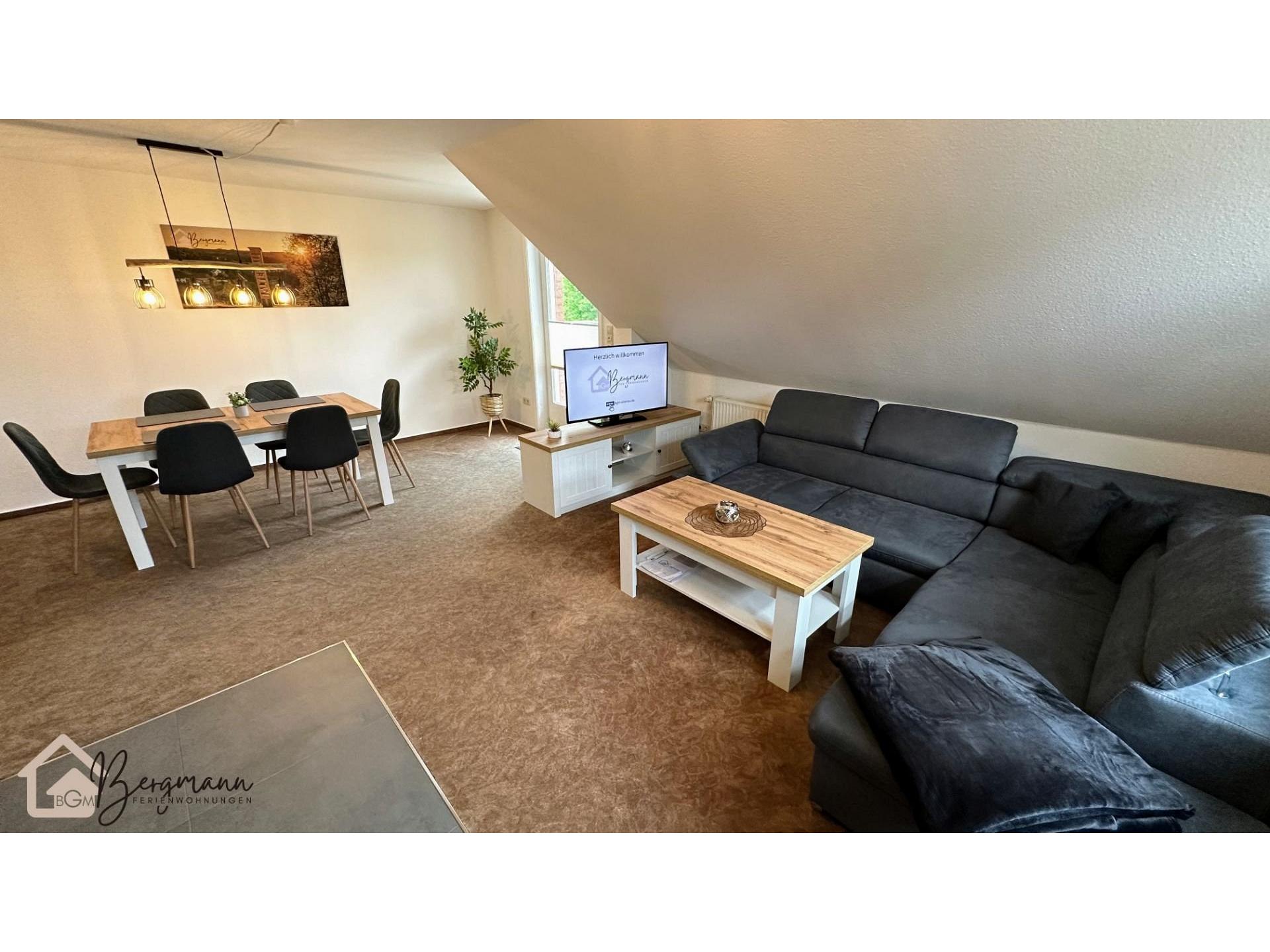 Ferienwohnung Bergmann 1 mit Balkon und Kamin Foto 2